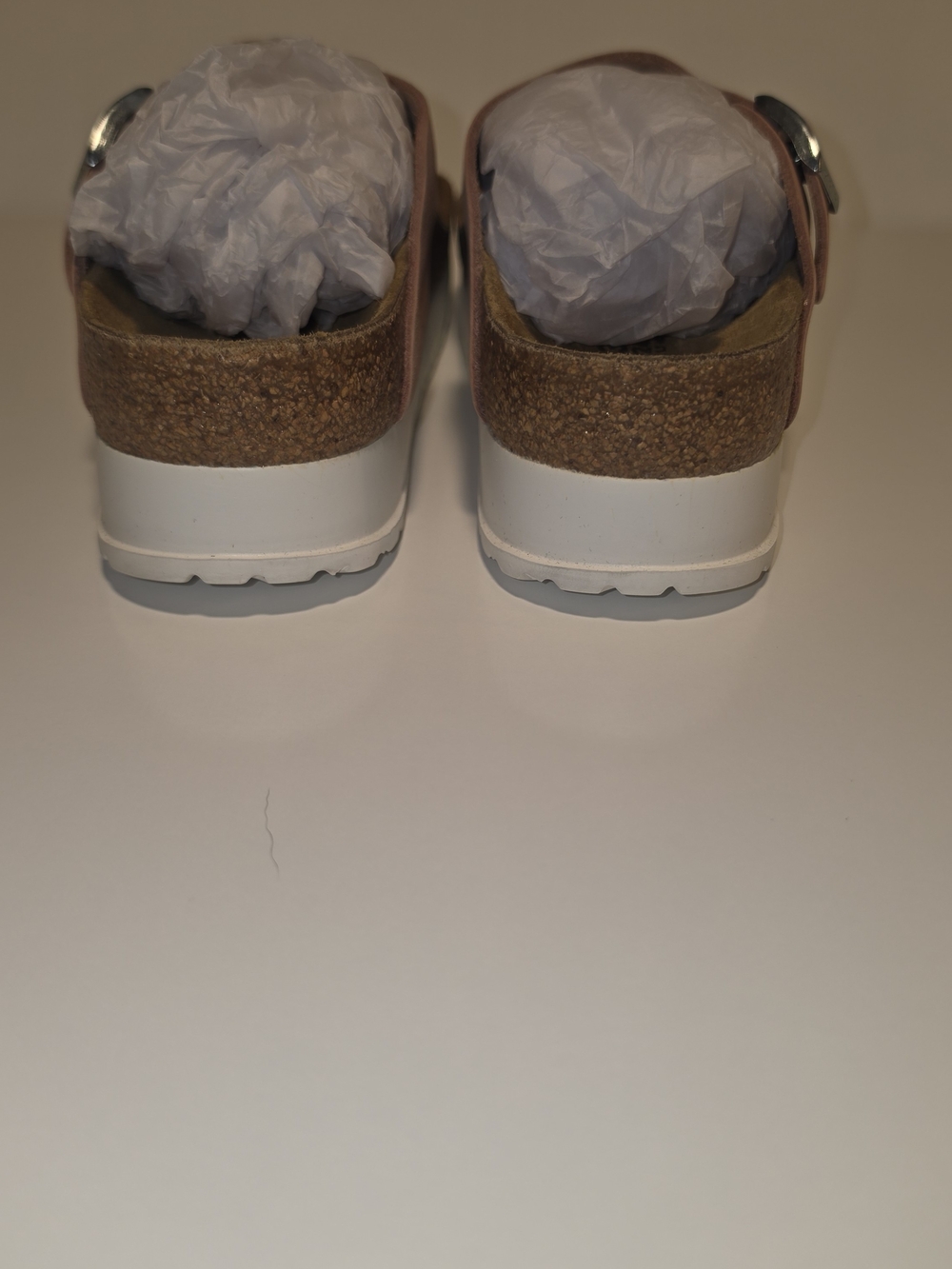Papillio Birkenstock Gizeh Platform Sandals Blush Pink Size 38 - Picture 10 of 16